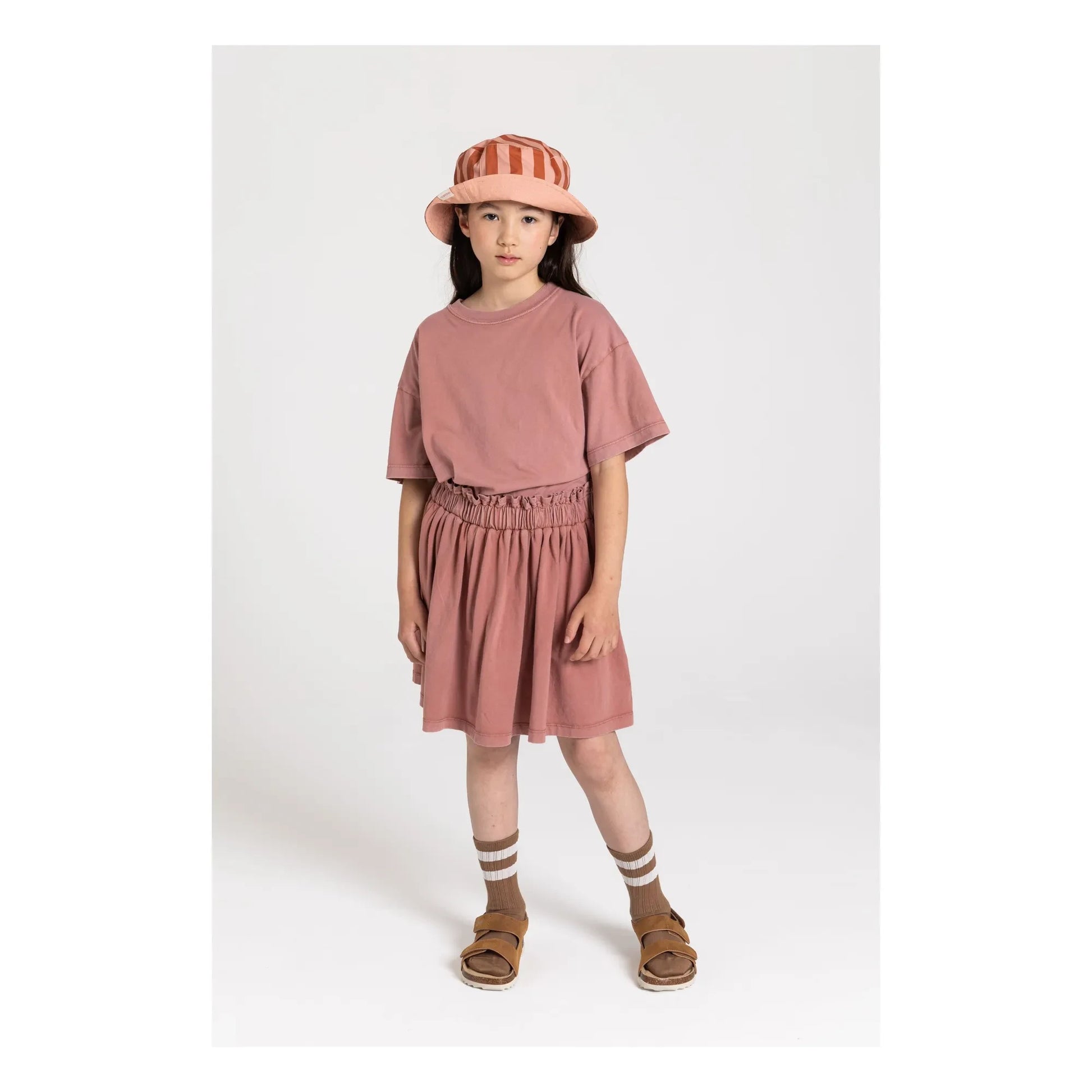 Smallable Kid - Flow Skirt Jersey Organic Cotton | Plum