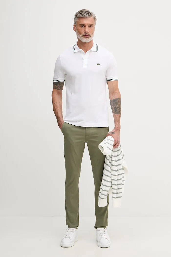 Lacoste standart erkek pamuklu elastan pantolon