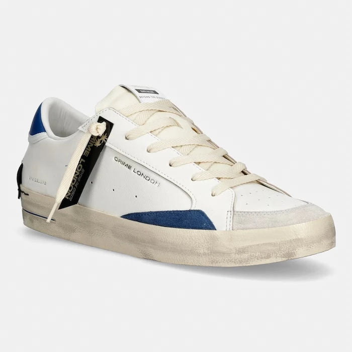 Crime London SK8 DELUXE erkek deri spor ayakkabı