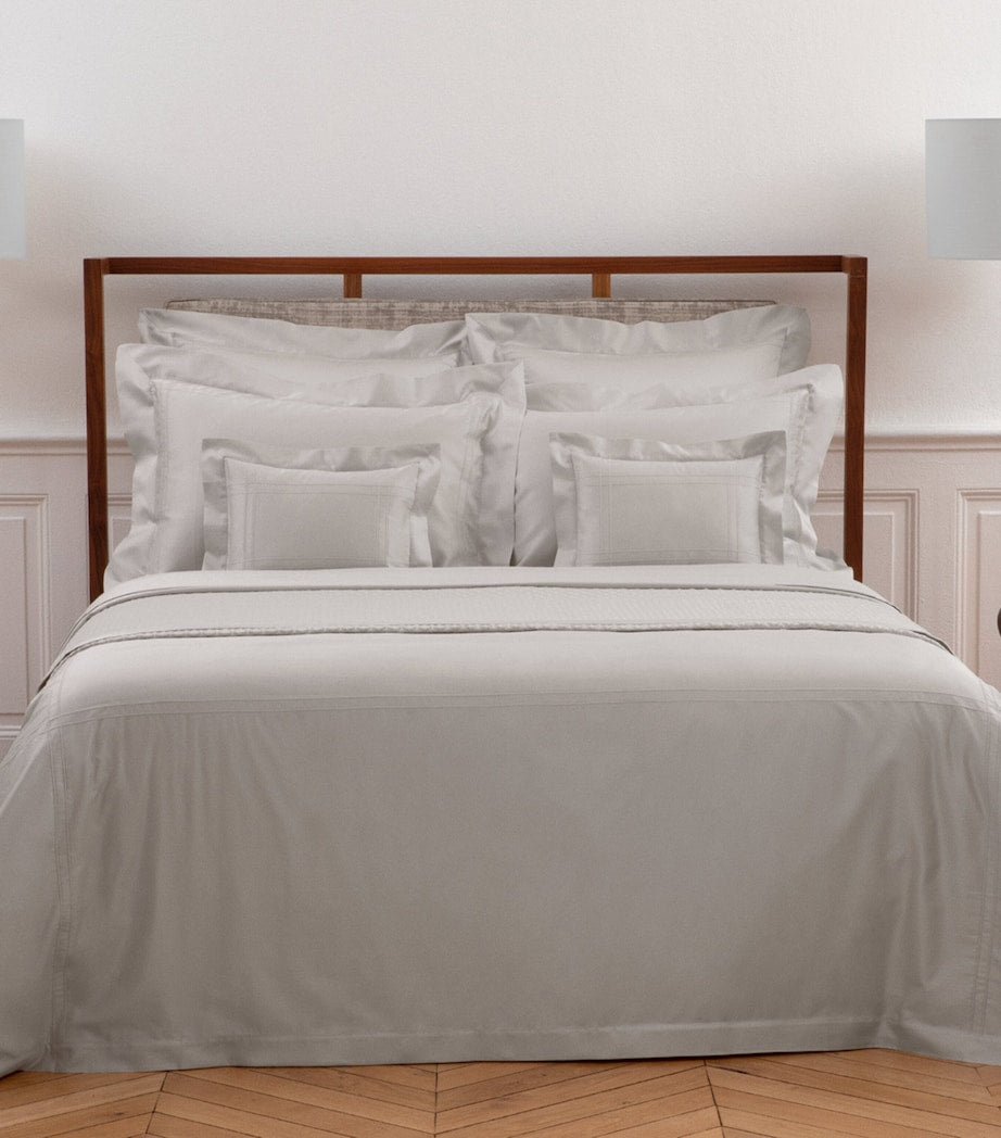 Yves Delorme Couture Cotton Adagio Double Fitted Sheet (140cm x 200cm)