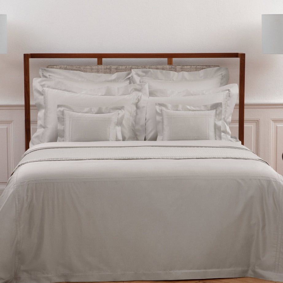 Yves Delorme Couture Cotton Adagio Double Fitted Sheet (140cm x 200cm)