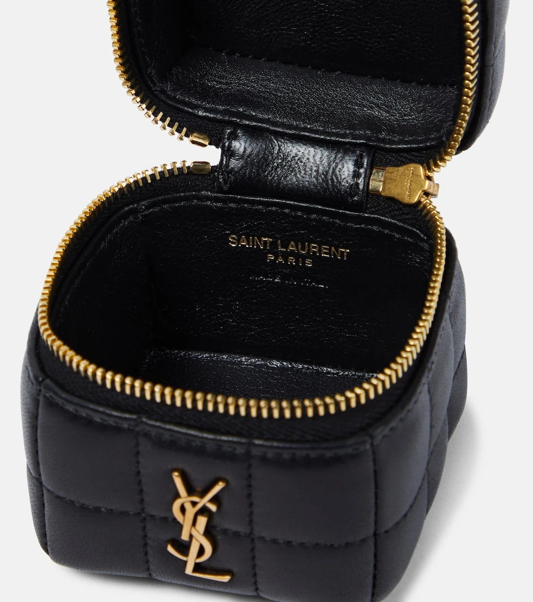 Saint Laurent - Cassandre Carré Mini leather box bag