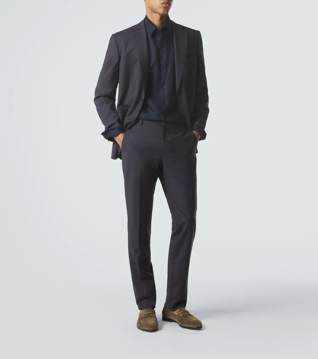 Brioni - Suede penny loafers