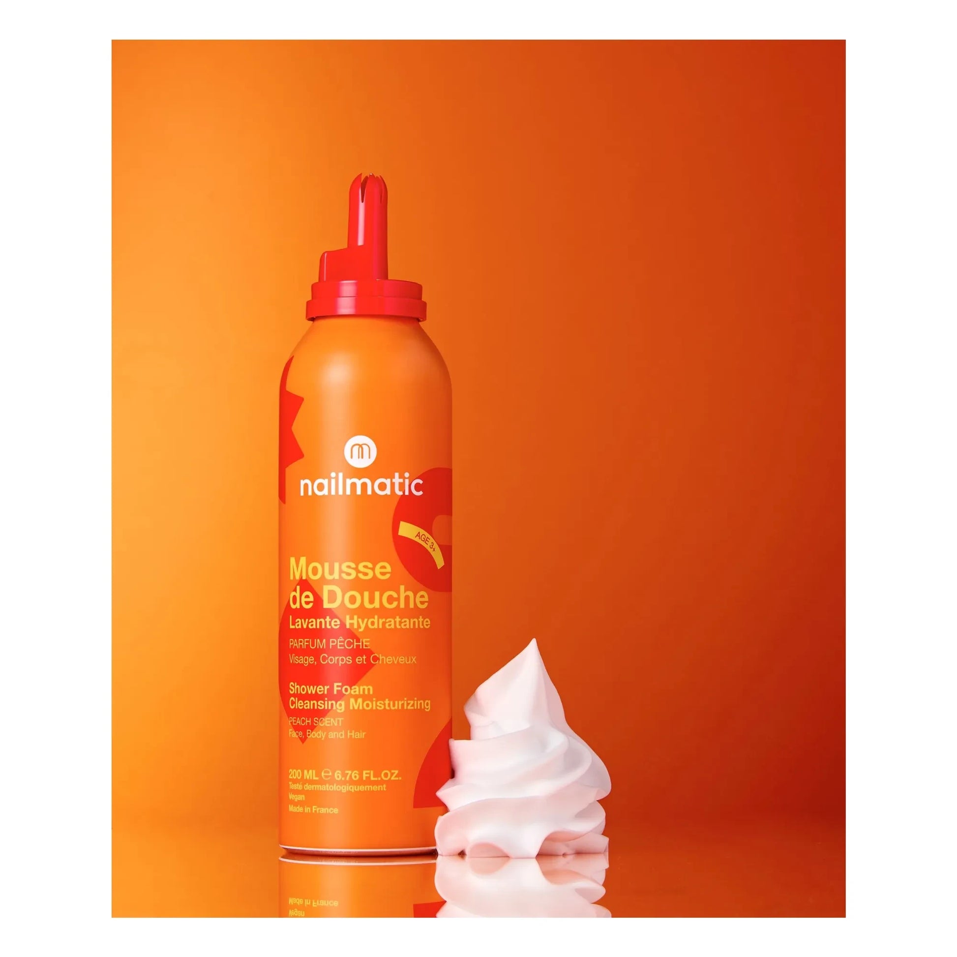 Nailmatic Kids - Peach Shower Foam - 200ml