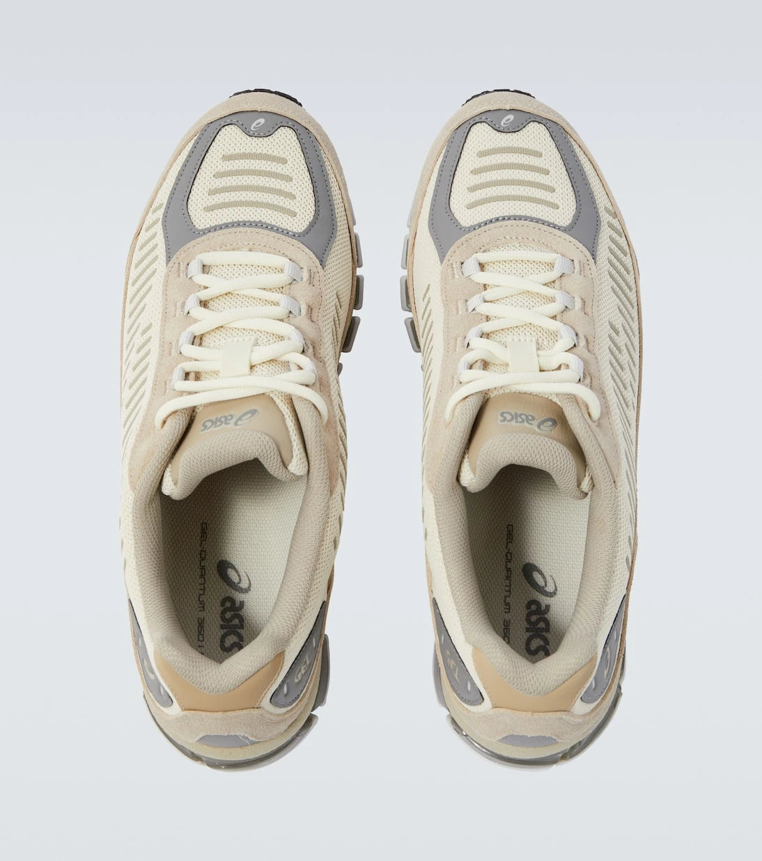 Asics - حذاء رياضي جل-كوانتوم 360 شبكي وجلد سويدي
