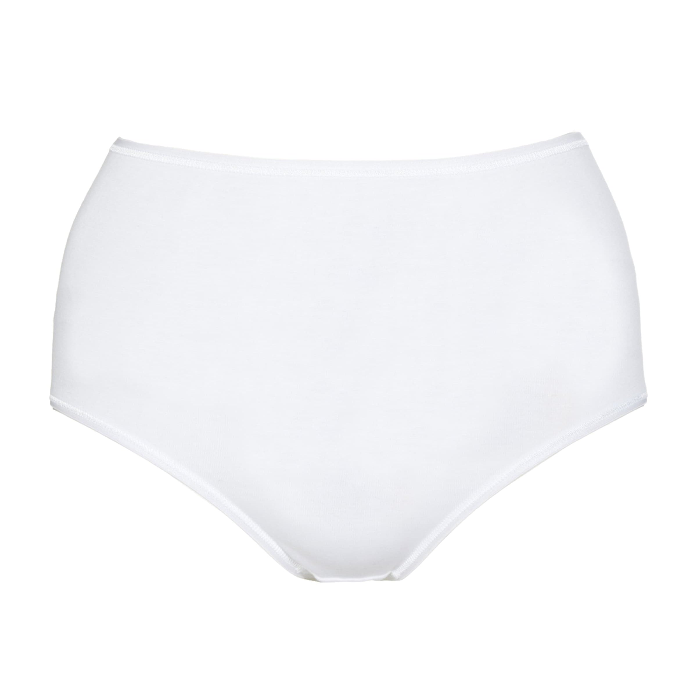 Cotton Seamless Maxi Brief WHITE