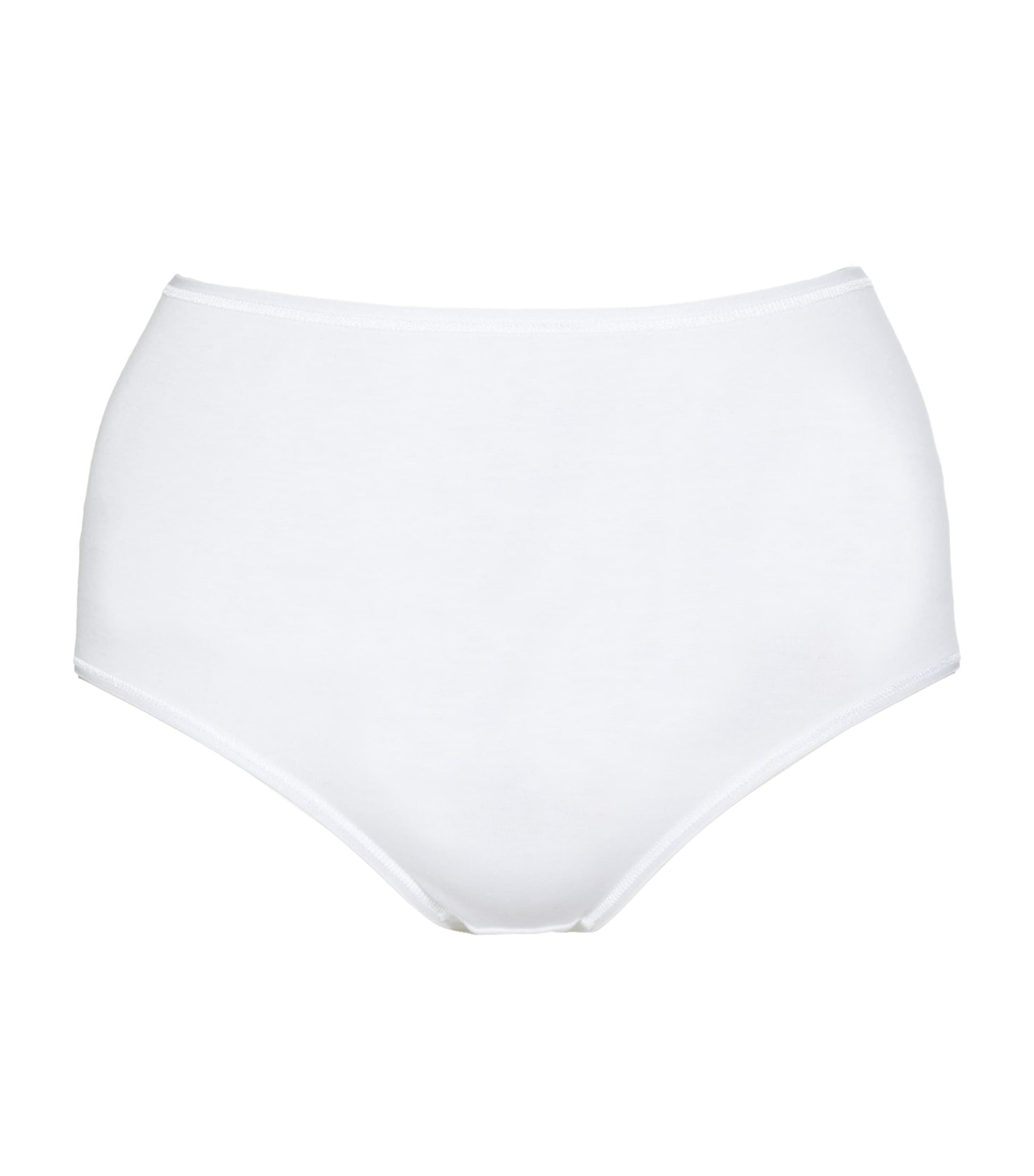 Cotton Seamless Maxi Brief WHITE