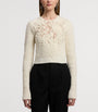 Cashmere Floral Sweater CREAM