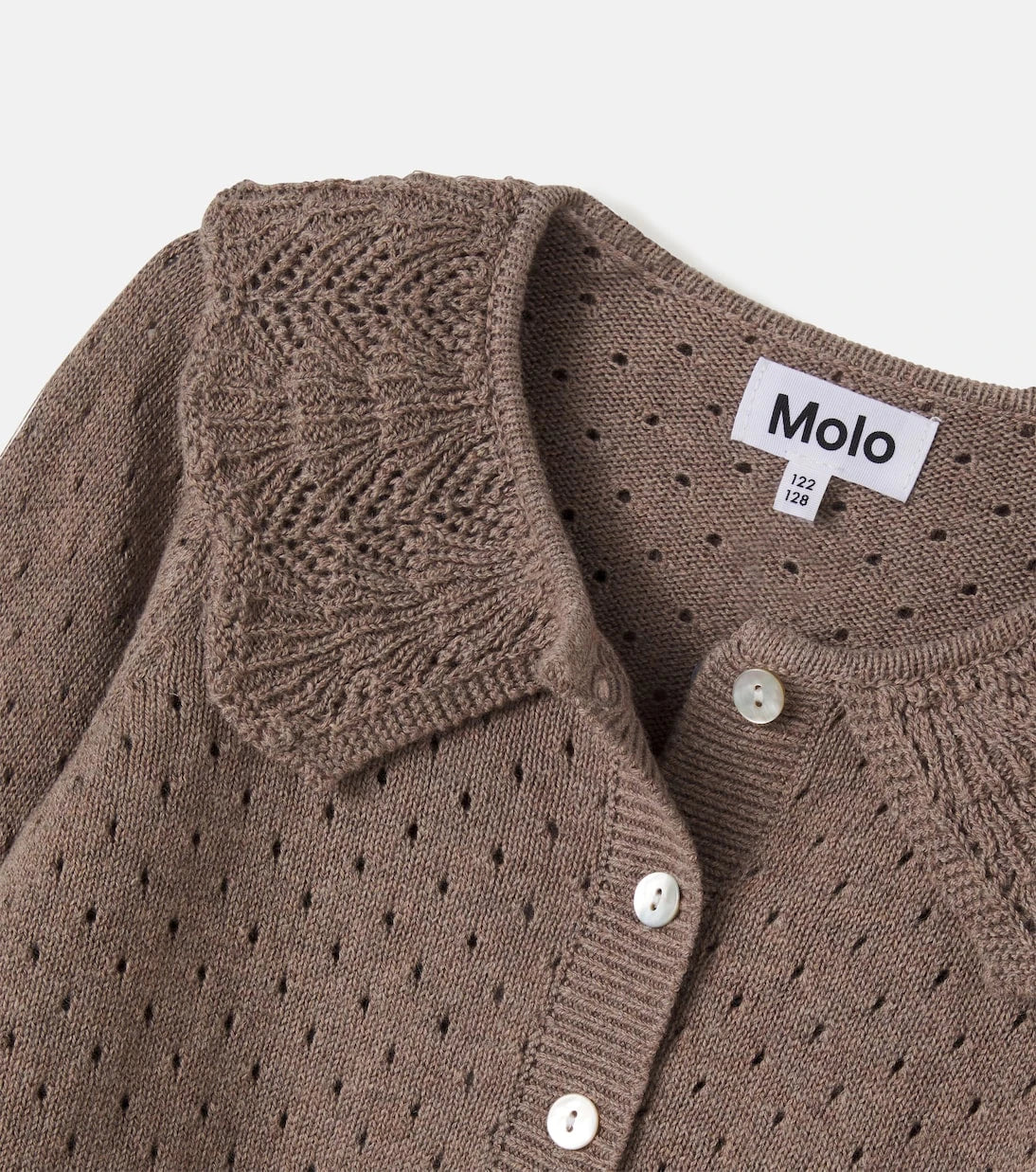 Molo - Glow cotton and wool cardigan