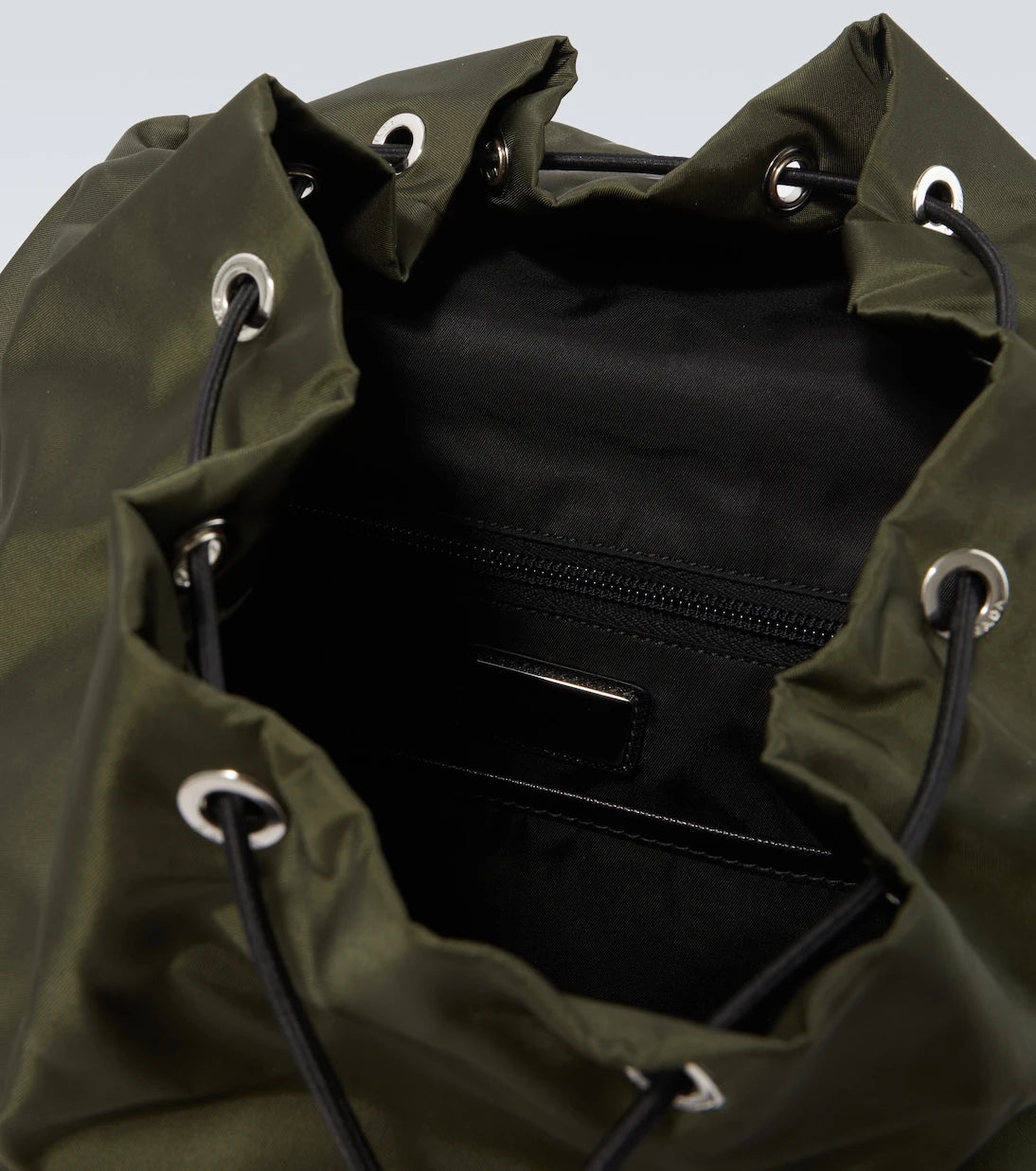 Prada - Re-Nylon leather-trimmed backpack