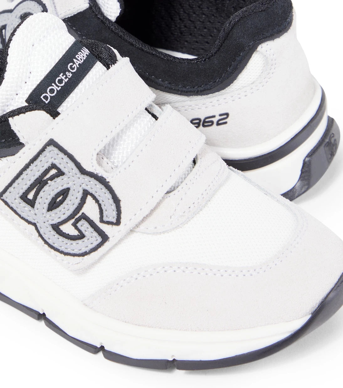 Dolce&Gabbana Kids - DG Running suede sneakers