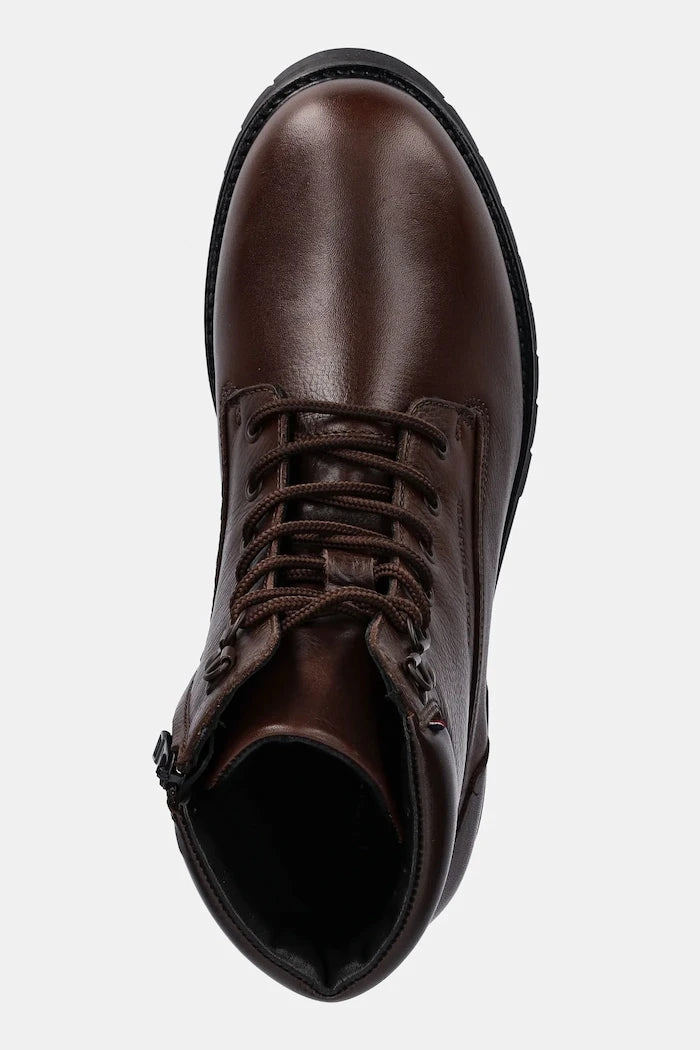 Tommy Hilfiger FLEX TH OUTDOOR RS LTH BOOT Deri Trekking Botları