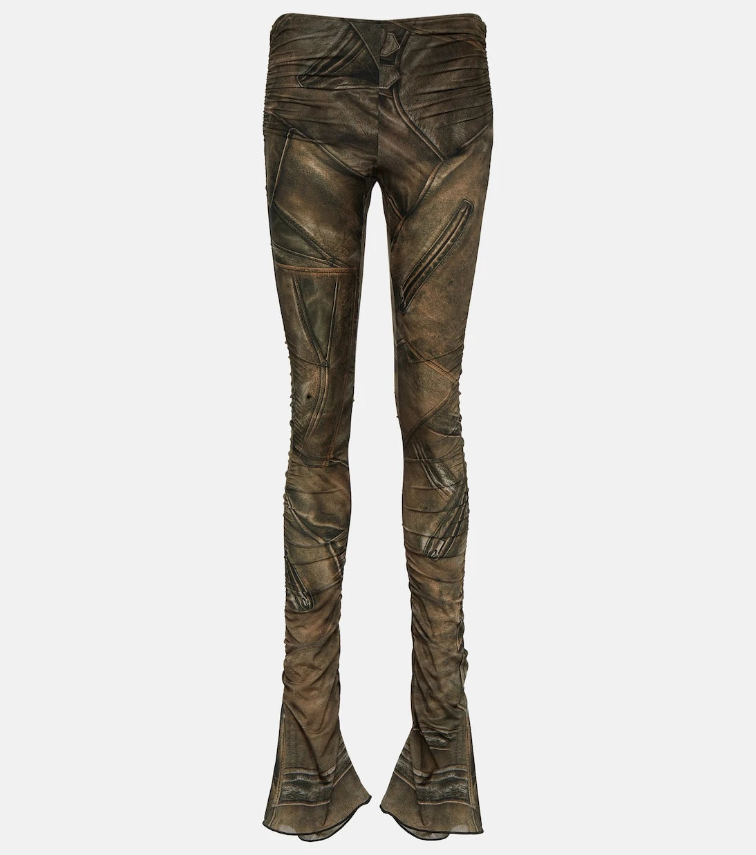 Blumarine - Printed low-rise skinny pants