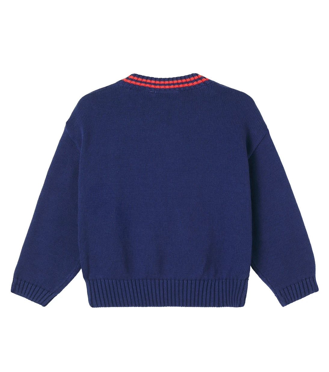 Mini Rodini - x E.T. intarsia cotton sweater