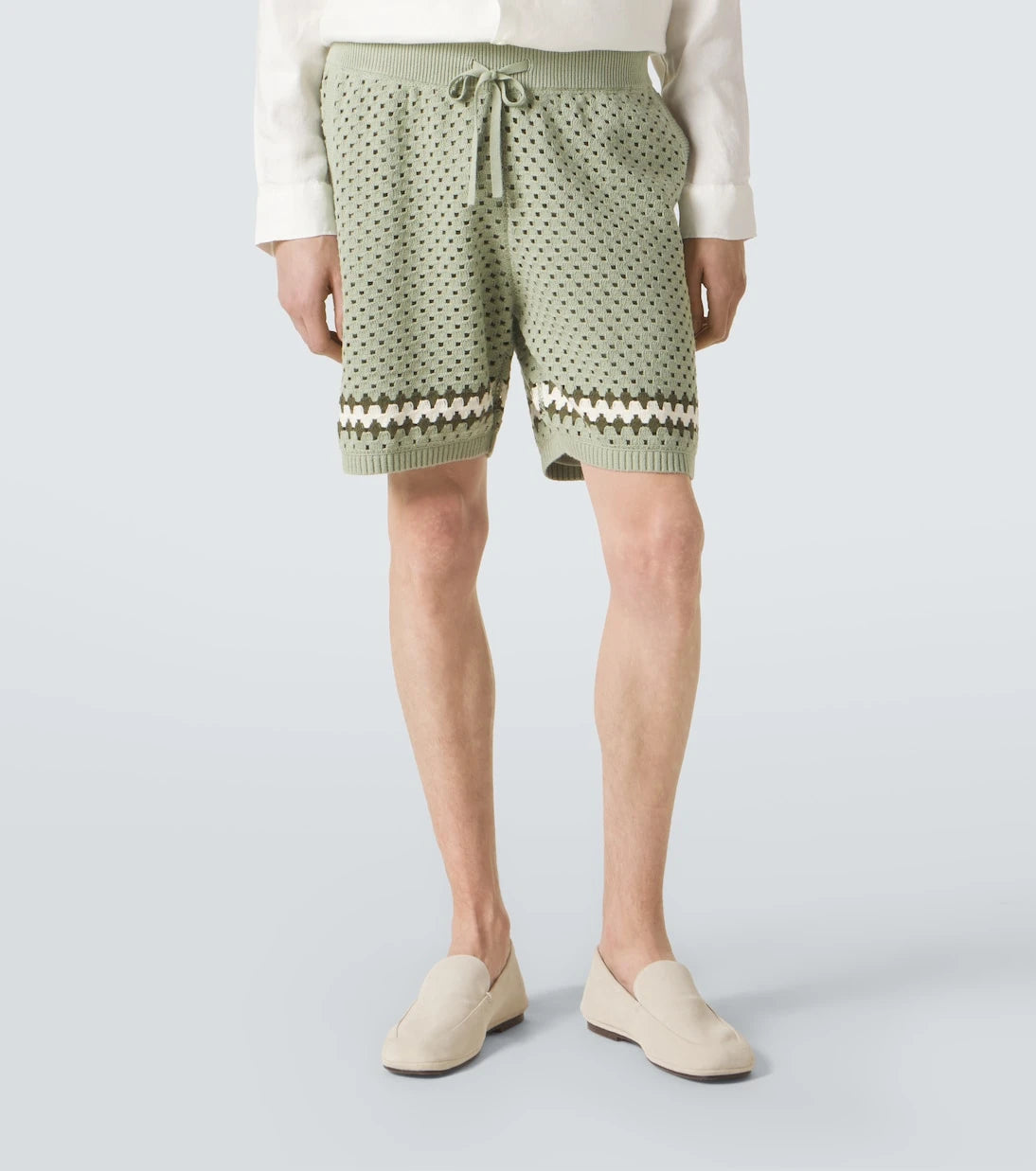 Frescobol Carioca - Nico crochet cotton shorts