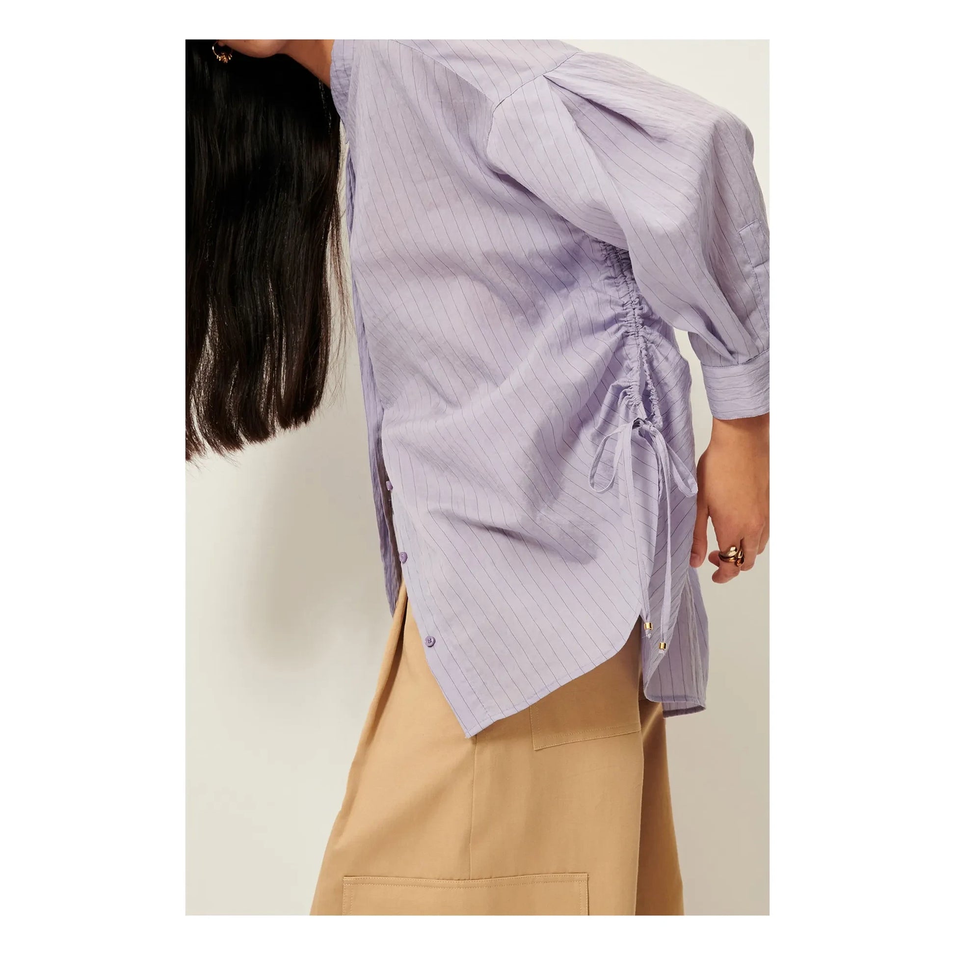 Sessùn - Danie Stripes Shirt | Lilac