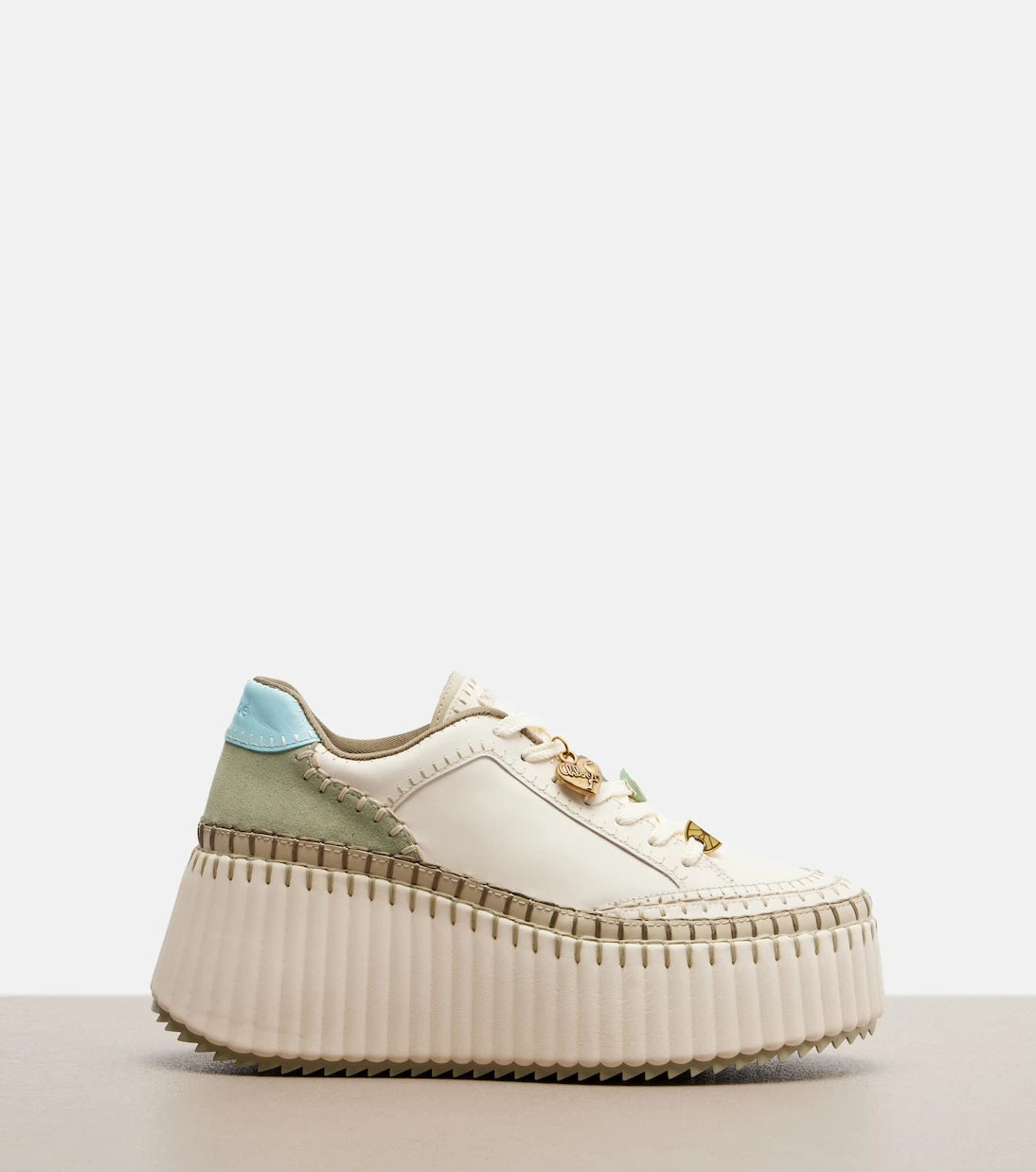 Chloé - Nama leather platform sneakers
