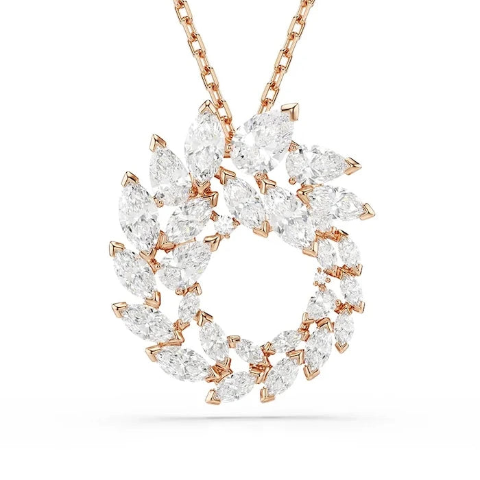 Swarovski kadın altın kaplama zirkonlu MESMERA kolye