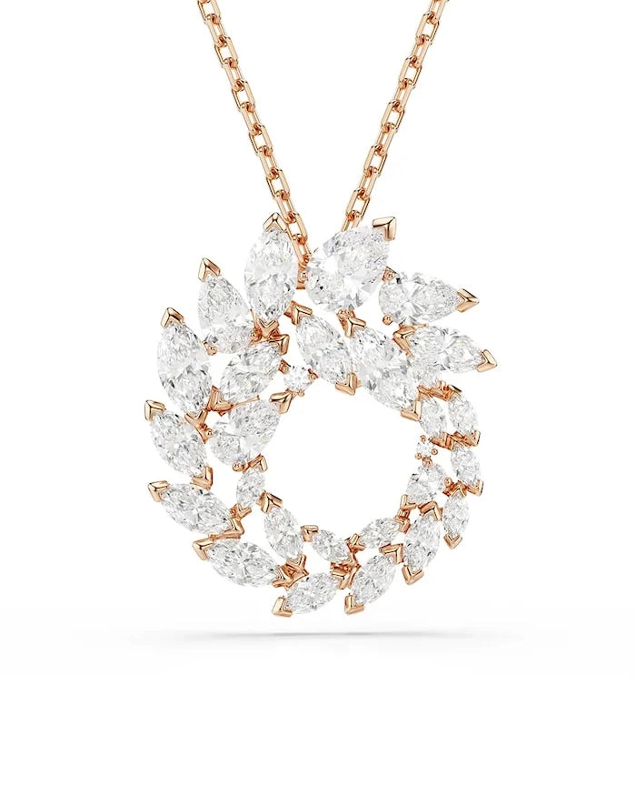 Swarovski kadın altın kaplama zirkonlu MESMERA kolye