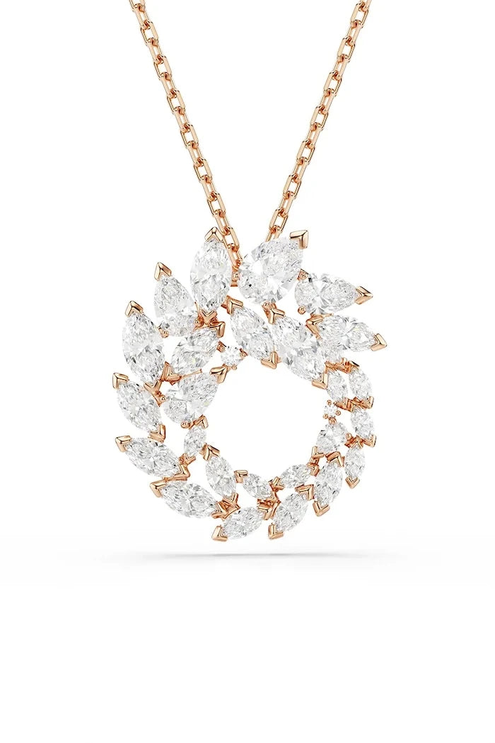 Swarovski kadın altın kaplama zirkonlu MESMERA kolye