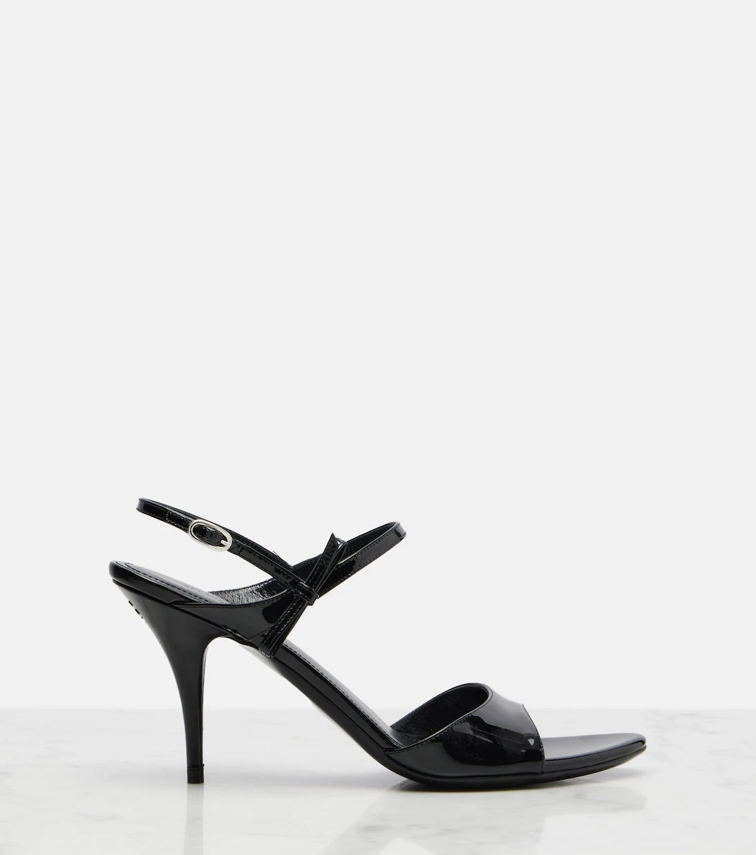 Balenciaga - Avenue Bow patent leather sandals