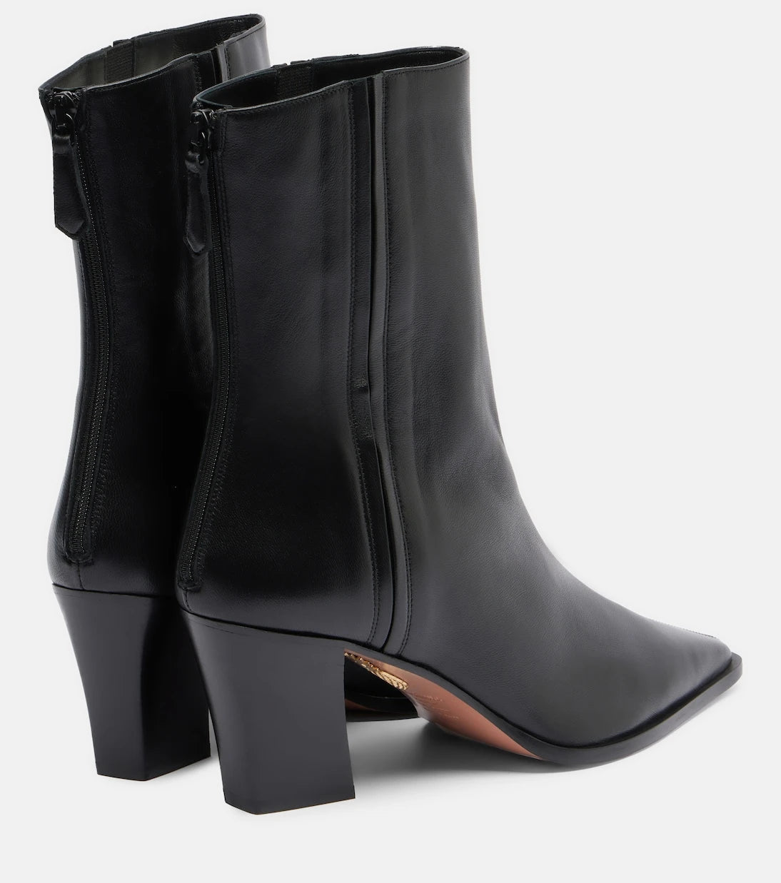Aquazzura - Francoise 70 leather ankle boots