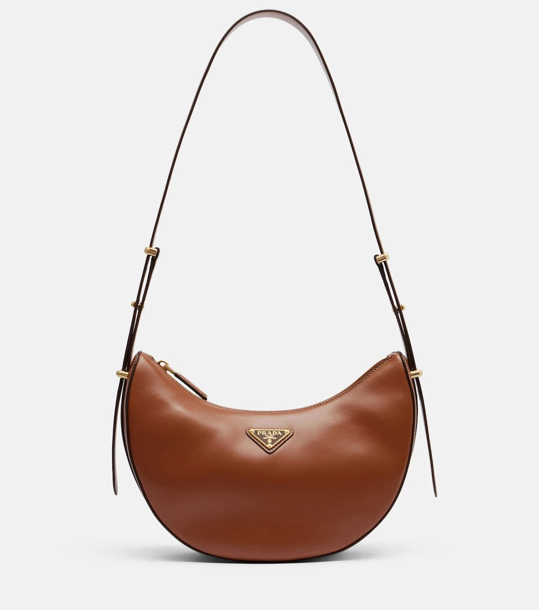 Prada - Prada Arqué Small leather shoulder bag