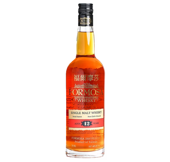 Formosa 12 Year Taiwanese Single Malt Whiskey  (750mL)