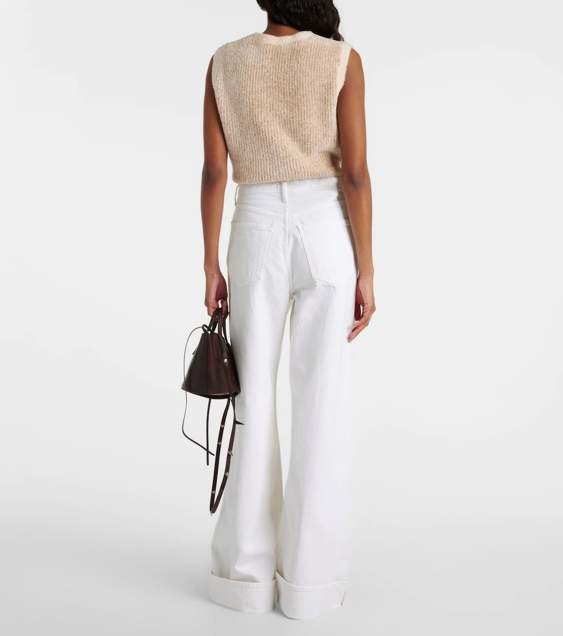 Agolde - Dame Jean high-rise wide-leg jeans