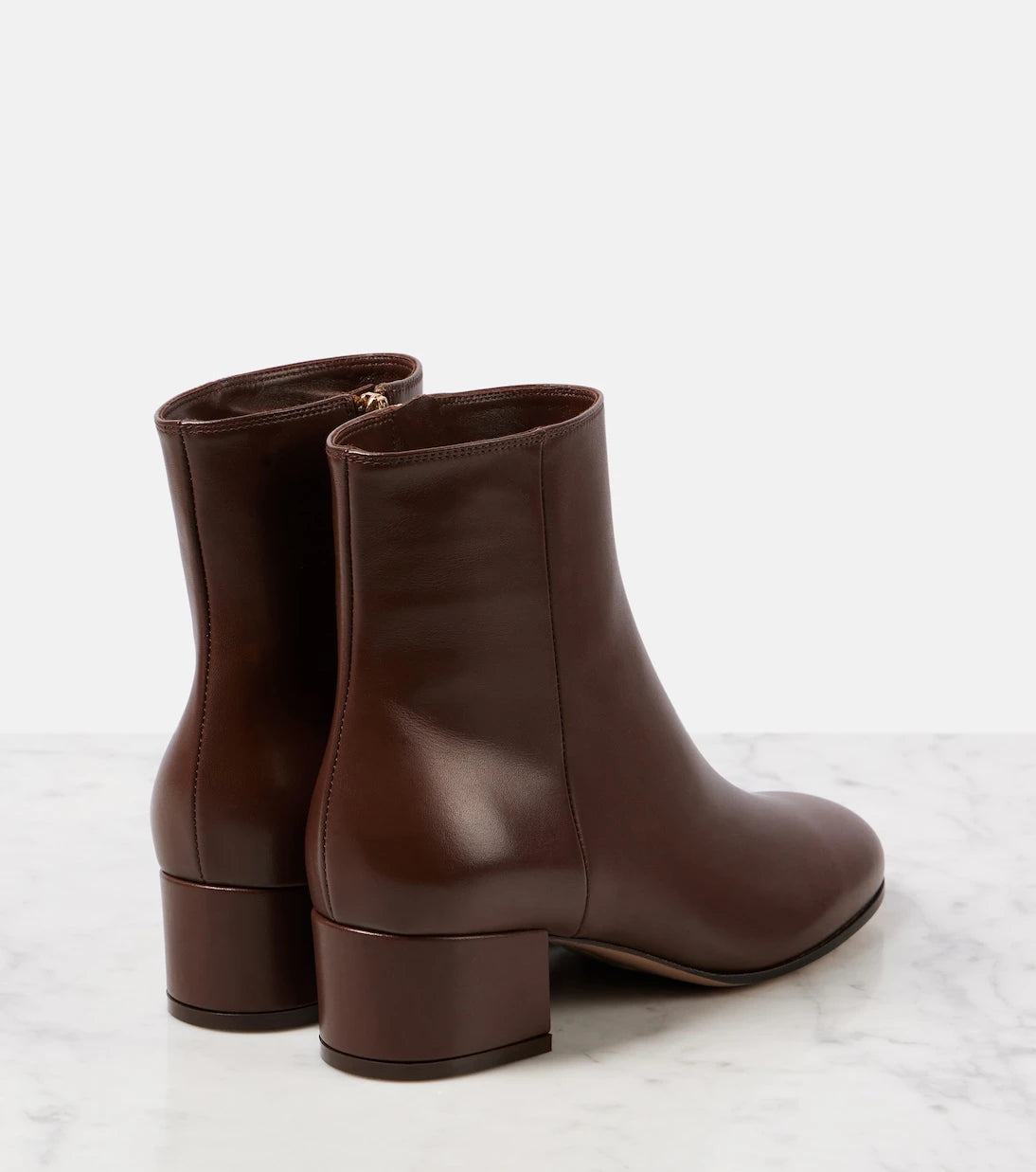 Gianvito Rossi - Joelle leather ankle boots