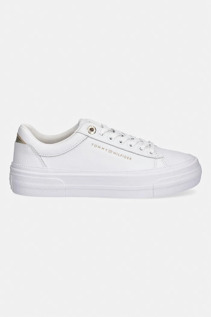 Tommy Hilfiger TH PLATFORM SNEAKER TUMBLED LTR Yüksek Spor Ayakkabı