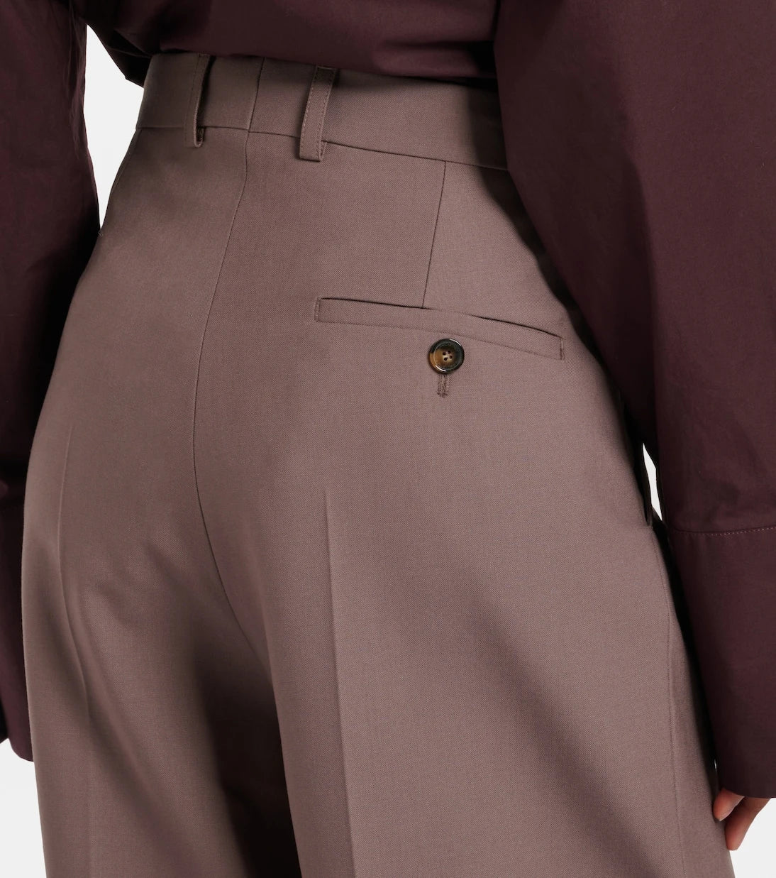 Stella McCartney - Wool wide-leg pants