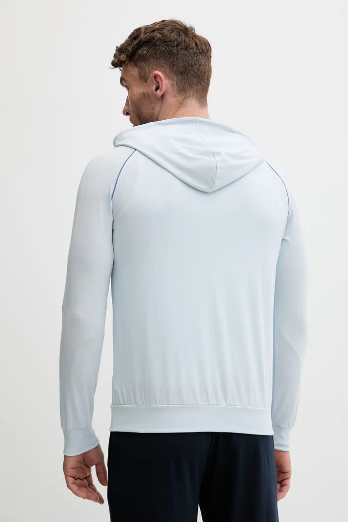 BOSS erkek pamuk ve elastan fermuarlı kapüşonlu sweatshirt Mix&Match Jacket H