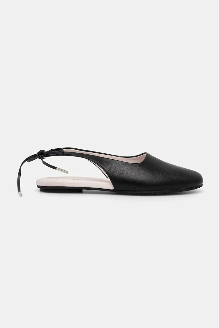 Calvin Klein BALLERINA SLING BACK LTH Deri Balerin