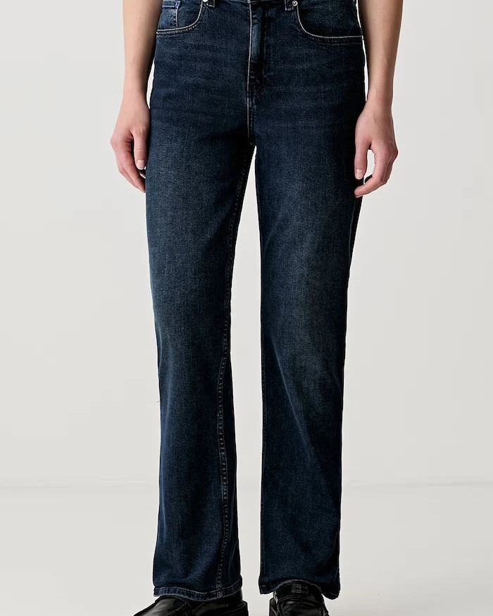 Karl Lagerfeld Jeans kadın düz kesim jean