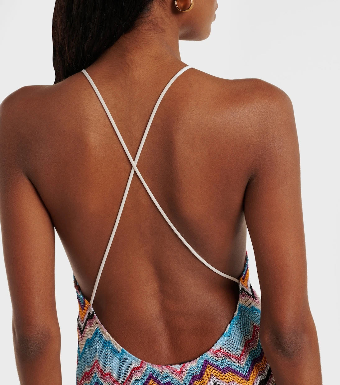 Missoni - Zigzag lamé beach dress