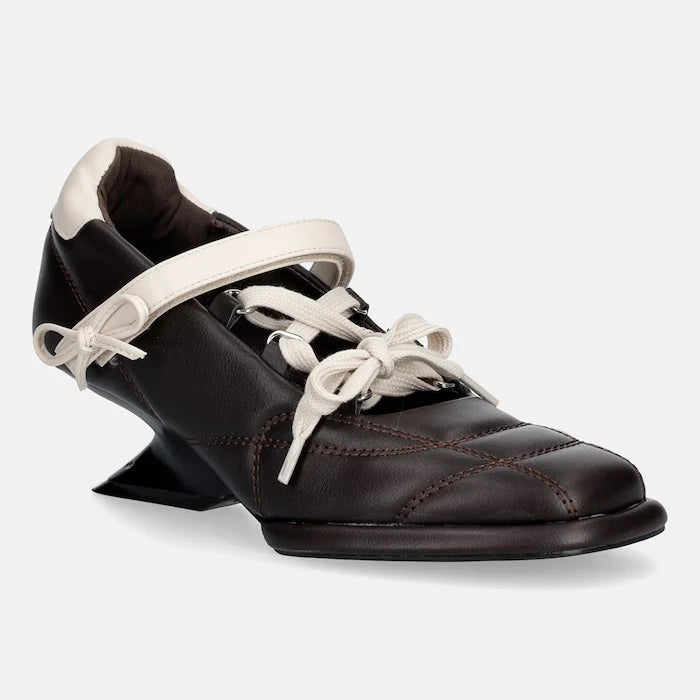 Koi Footwear Skosyalı Kalın Topuklu Ayakkabı Adria Padded Kitten Heel