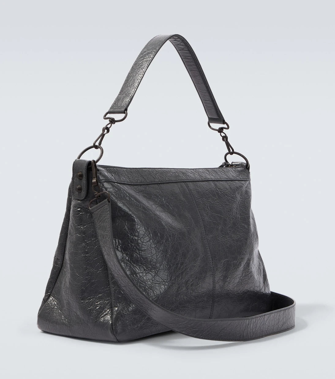 Balenciaga - Le City Moto Medium leather shoulder bag