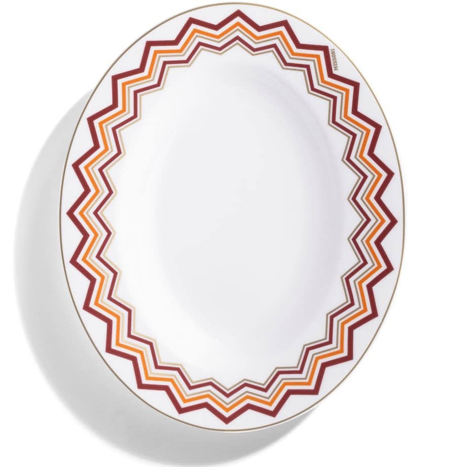 Missoni Home Porcelain Zigzag Pickle Dish (23cm)