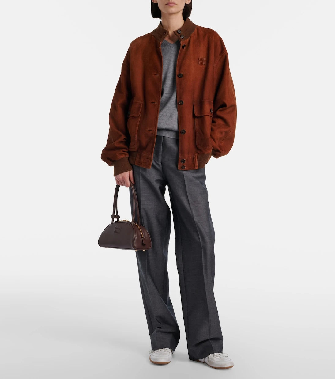 Miu Miu - Beau Small leather bowling bag