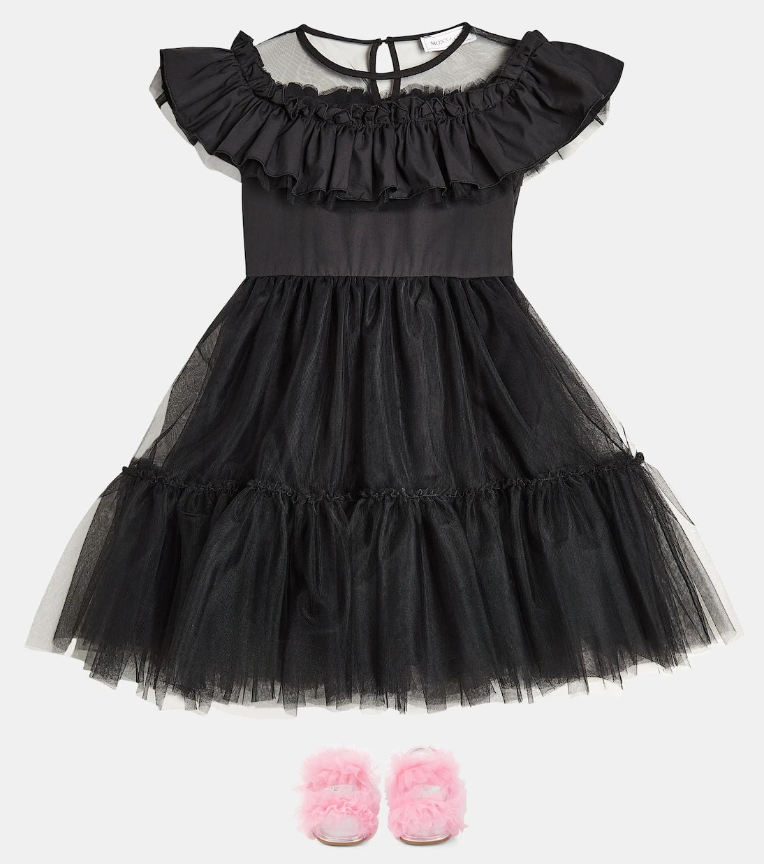 Monnalisa - Abito Con Gala tulle dress