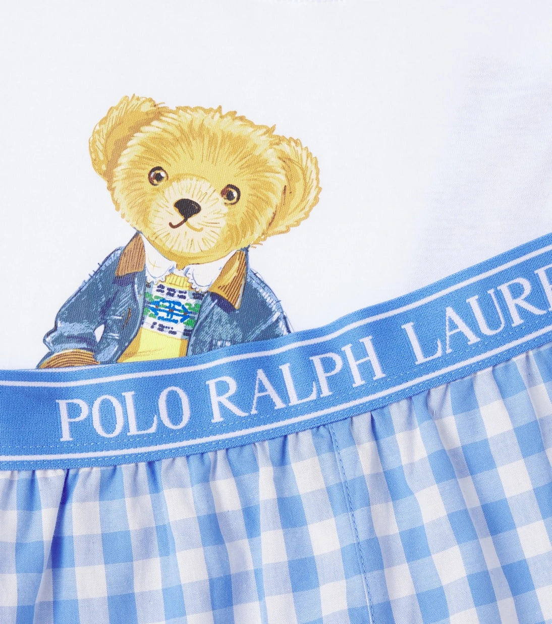 Polo Ralph Lauren Kids - Polo Bear cotton jersey pajamas