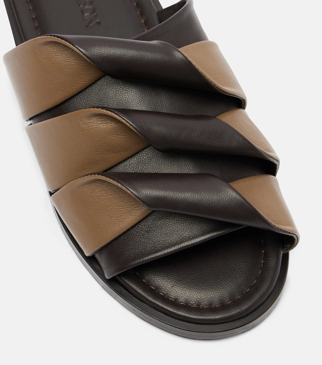JW Anderson - Coil leather slides