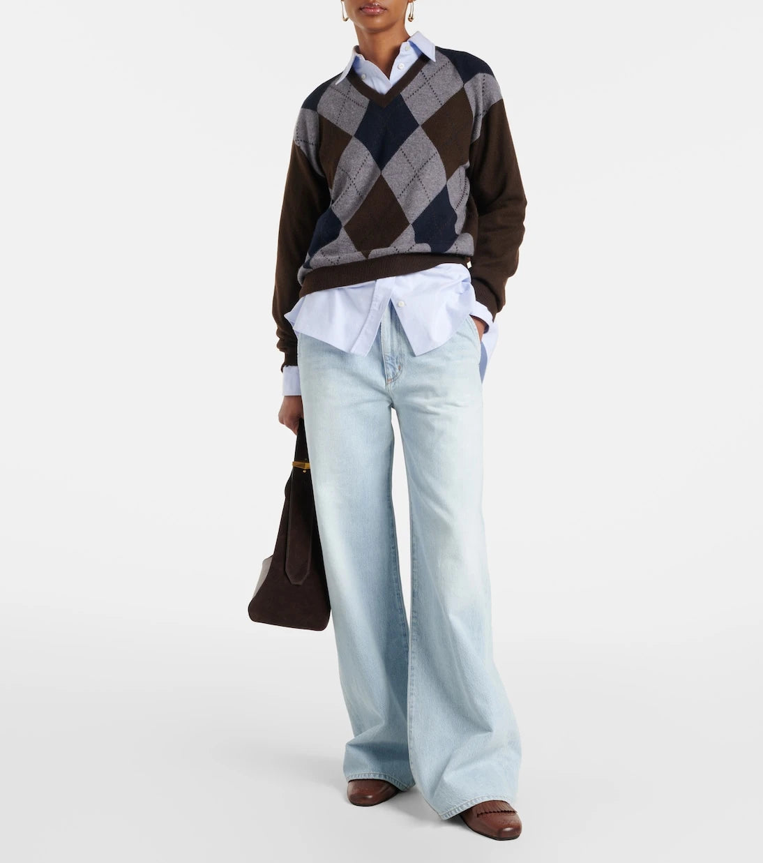 Agolde - Shona high-rise wide-leg jeans