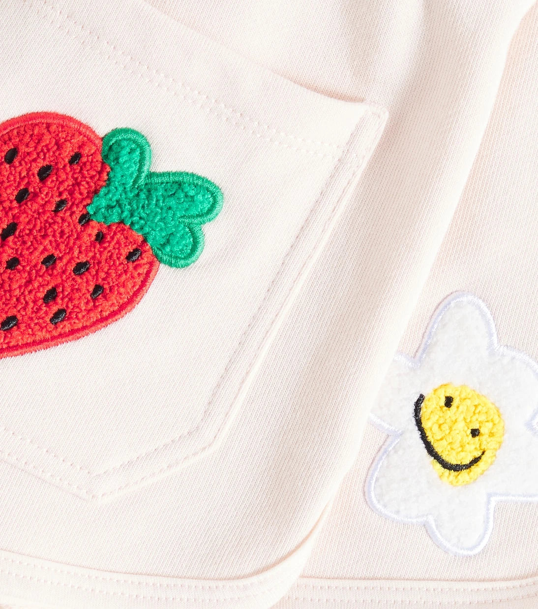 Stella McCartney Kids - Patch-appliqué cotton jersey shorts
