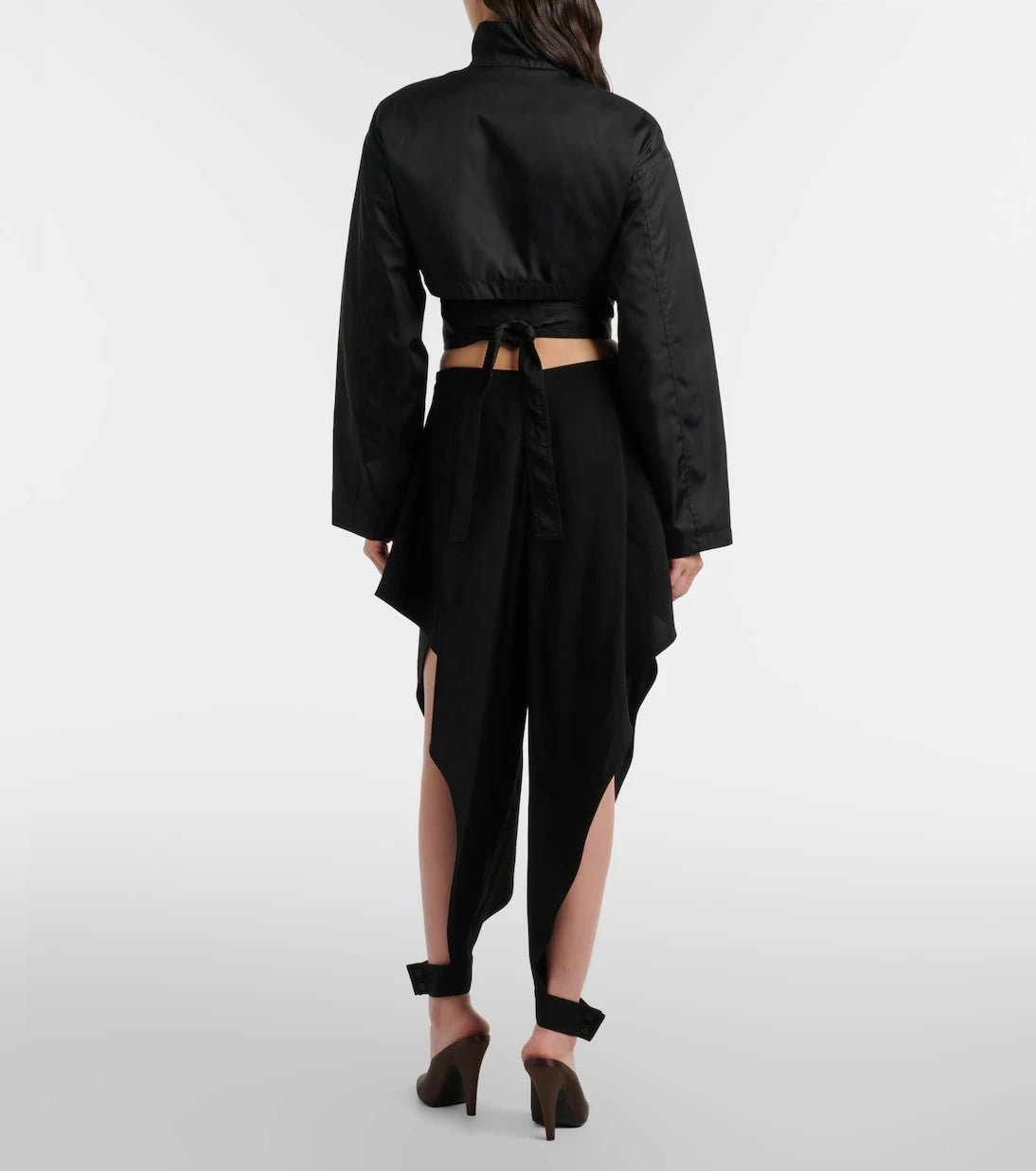 Alaïa - Triangle ruffled pants