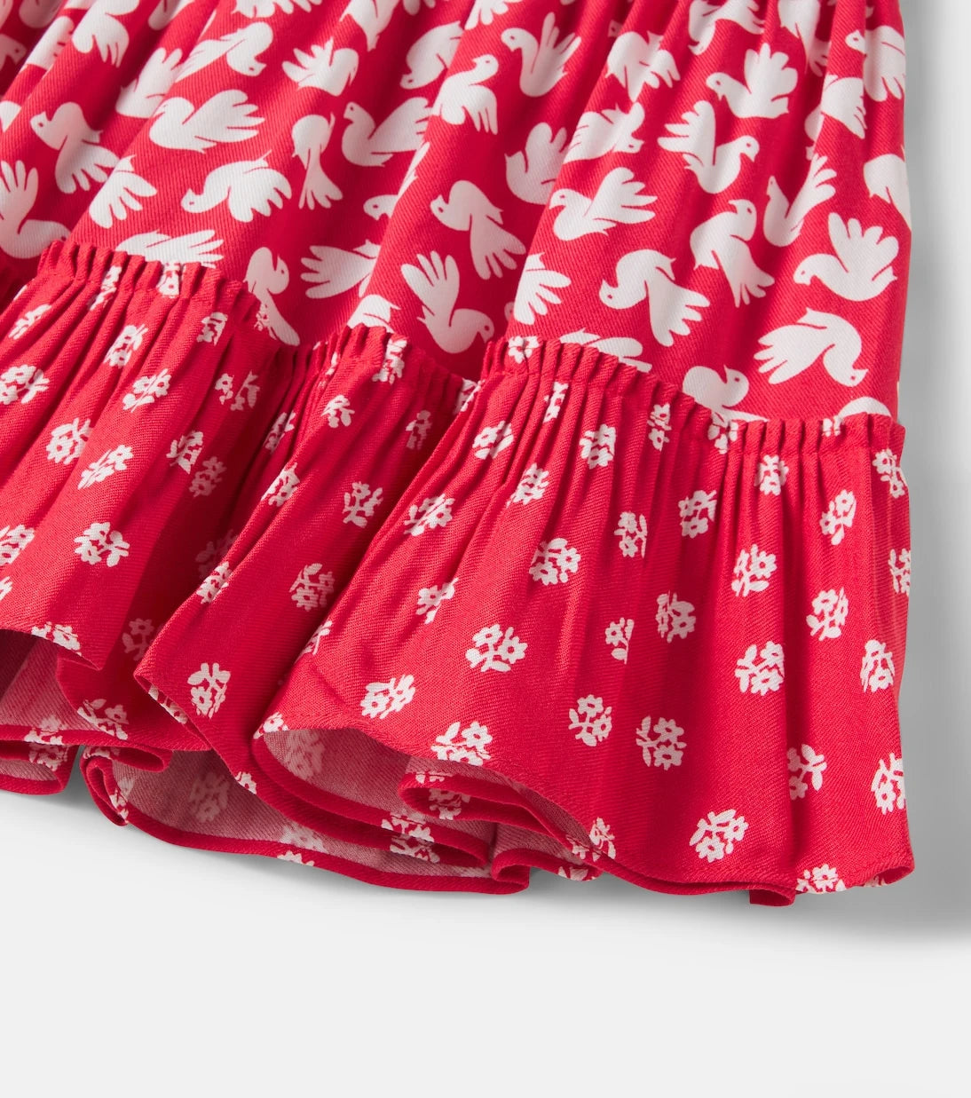 Stella McCartney Kids - Printed ruffled skirt