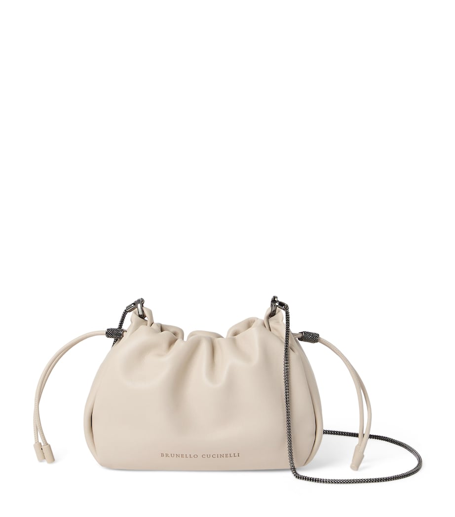 Mini Leather Mellow Bucket Bag