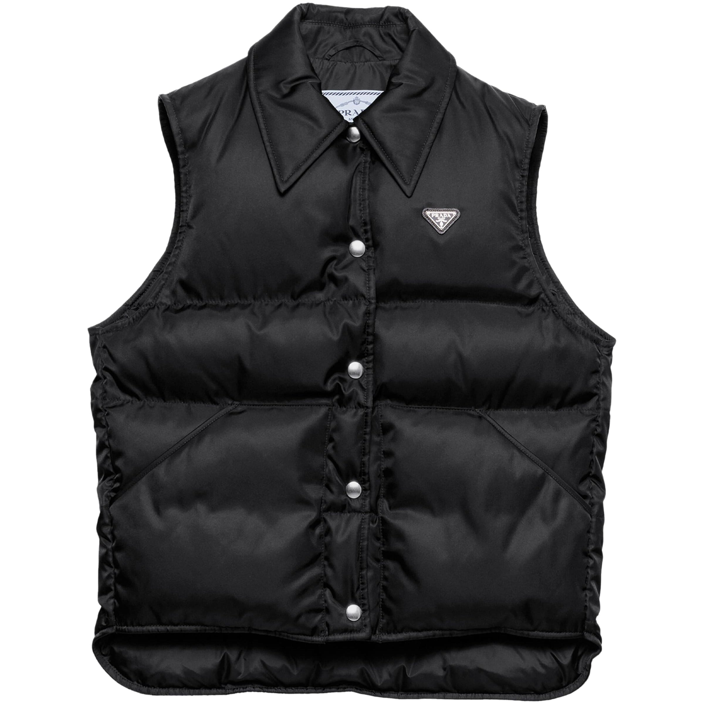 Prada Black Down-Filled Re-Nylon Gilet