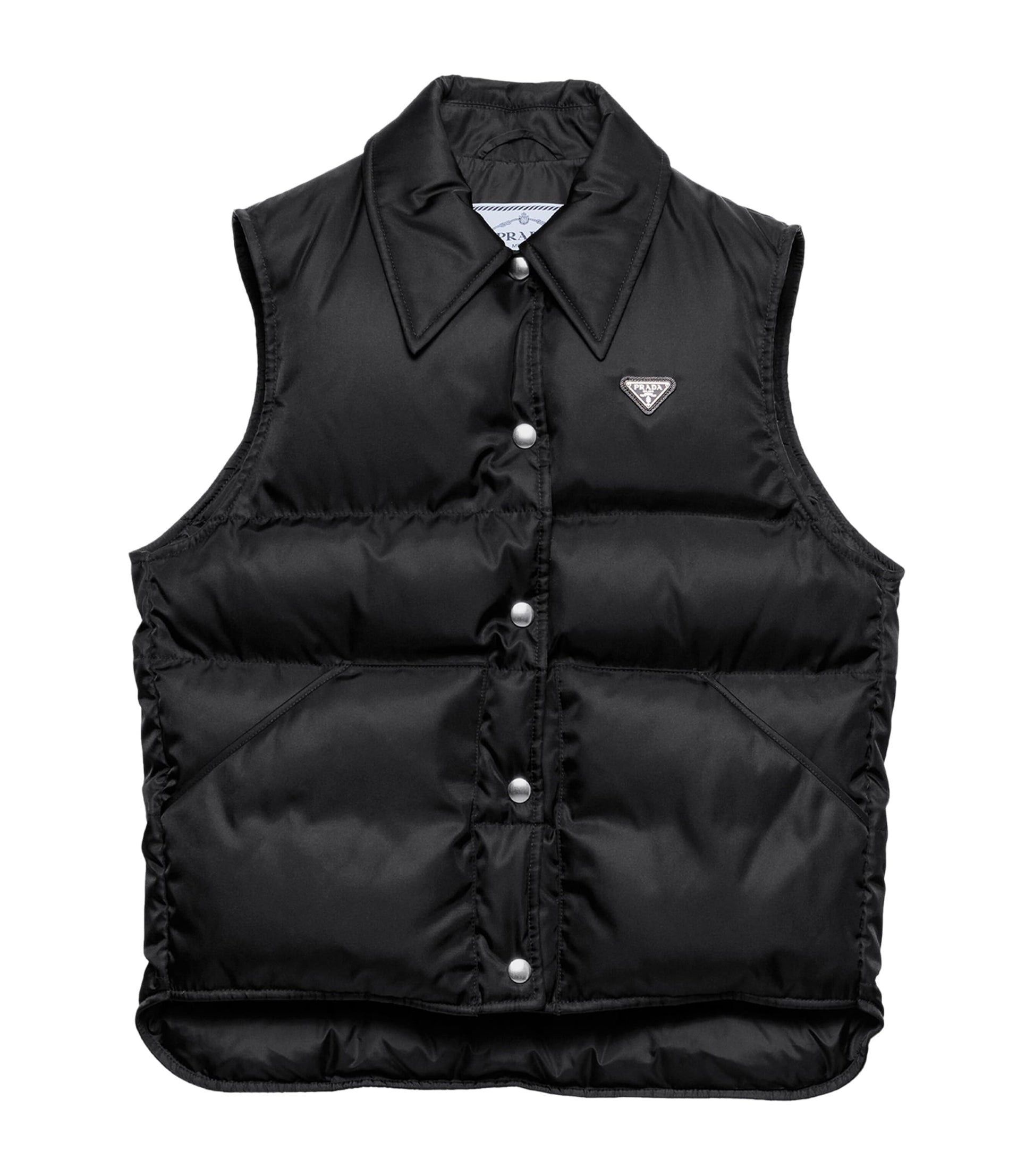 Prada Black Down-Filled Re-Nylon Gilet